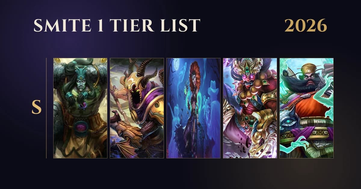 Smite 1 Tier List 2026 — Every God Ranked by Class